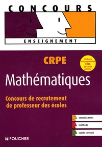 Annie Grewis et Corinne Jaeck - CRPE Mathématiques - Concours de recrutement de professeur des écoles.