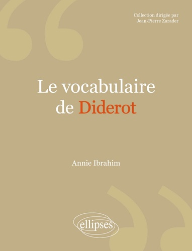 Le vocabulaire de Diderot