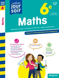 Cahier du jour/Cahier du soir Maths 6e