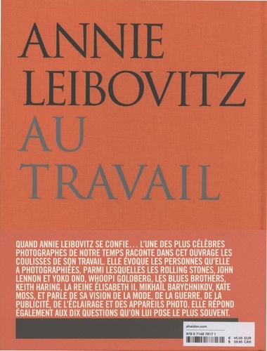 Annie Leibovitz au travail