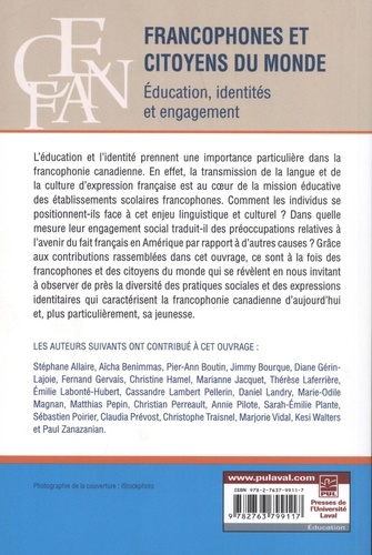 Francophones et citoyens du monde : éducation, identités et engagement