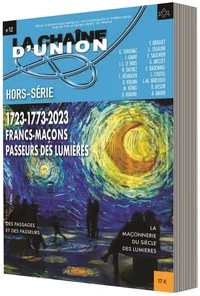 1723-1773-2023 FRANCS-MAÇONS PASSEURS DES LUMIÈRES