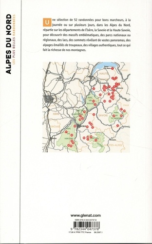 Alpes du nord, les plus belles randonnées. Isère - Savoie - Haute-Savoie