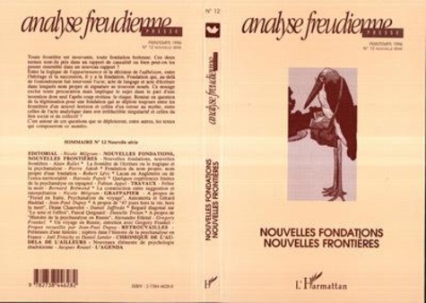  Anonyme - Analyse Freudienne 12 Nouvelle Fondation.