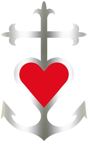  Anonyme - Autocollant croix fidèle.