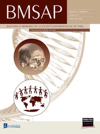 Bulletins et mémoires de la société d'anthropologie de Paris