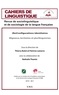  Anonyme - Cahiers de linguistique N° 36/1, 2010 : Re-configurations identitaires : migrance, territoires et plurilinguismes.