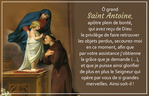  Anonyme - Carte Saint-Antoine par lot de 20.