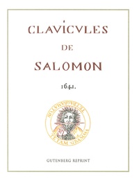  Anonyme - Clavicules de Salomon - 1641.