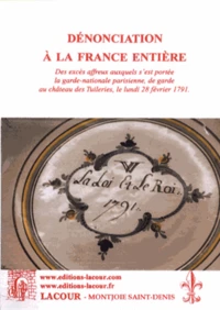 Dénonciation à la France entière