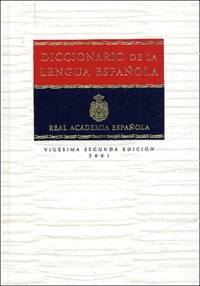  Anonyme - Diccionario de la lengua española DREA 2 volumes. 1 Cédérom