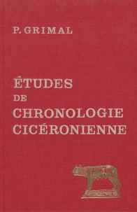 Etudes De Chronologie Ciceronienne