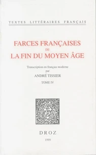 Farces Francaises De La Fin Du Moyen-Age