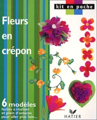 Fleurs en crépon