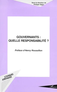 Gouvernants : Quelle Responsabilite ?