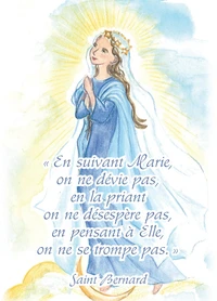 Images saintes "Assomption" par lot de 10
