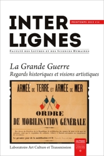 Anonyme - Inter-Lignes n°14 - Printemps 2015 - La Grande Guerre. Regards historiques et visions artistiques.
