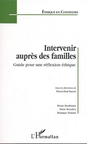  Anonyme - Intervenir auprès des familles. - Guide pour une réflexion éthnique.