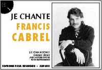  Anonyme - Je Chante Francis Cabrel.