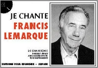 Je Chante Francis Lemarque