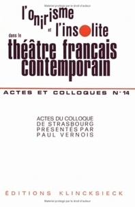  Anonyme - L'onirisme et l'insolite dans le théâtre français contemporain.