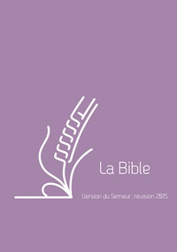  Anonyme - La bible - Version du semeur, révison 2015, mauve.