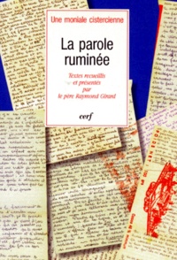  Anonyme et Raymond Girard - La Parole ruminée.