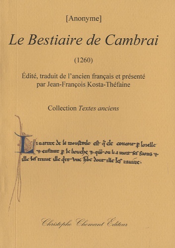 Le Bestiaire de Cambrai (1260)