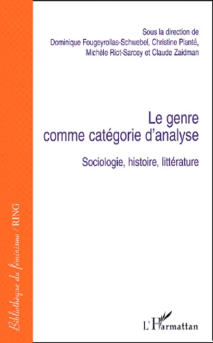  Anonyme - Le genre comme catégorie d'analyse - Sociologie, histoire, littérature.