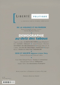 Histoiresdenlire.be Liberté politique n° 12 avril/mai 2000 : Démographie. Au-delà des tabous Image