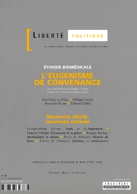 Liberte Politique N°18 Janvier-Fevrier 2002 : L'Eugenisme De Convenance