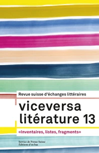 Listes, inventaires, fragments
