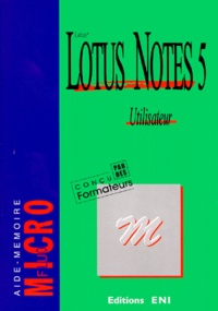  Anonyme - Lotus Notes 5 - Utilisateu.