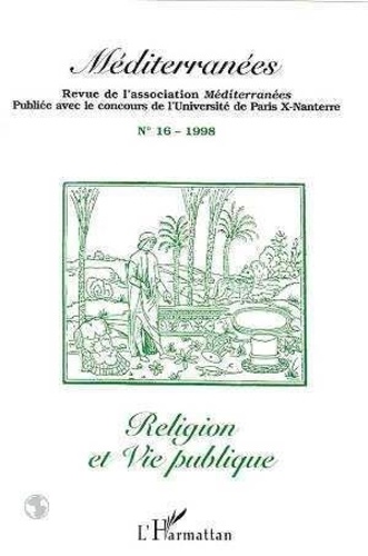  Anonyme - Mediterranees : N°16-1998 Religion Et Vie Publique.