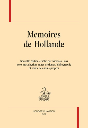  Anonyme - Memoires de Hollande.