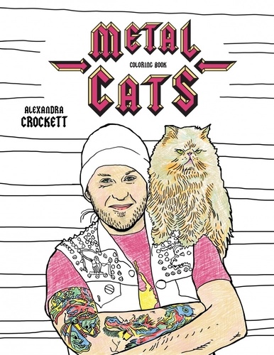  Anonyme - Metal cats coloring book.