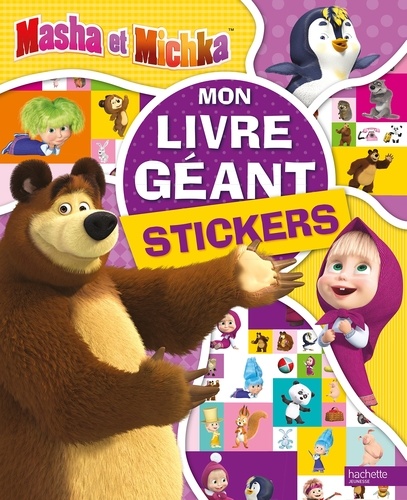  Anonyme - Mon livre géant Masha et Michka - Stickers.