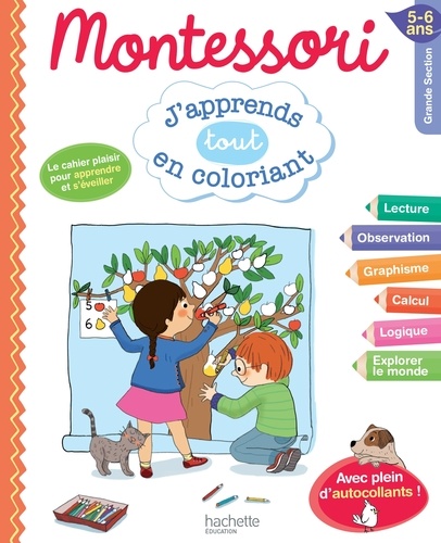  Anonyme - Montessori j'apprends en coloriant GS.