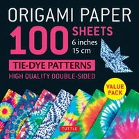 Origami Paper 100 Sheets Tie Dye Patterns