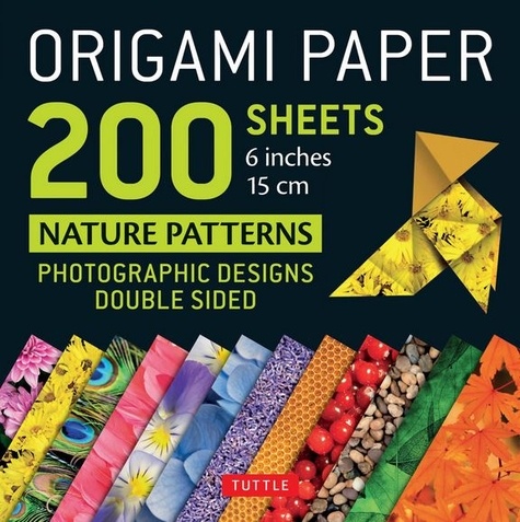  Anonyme - Origami paper 200 sheets nature patterns 6" (15 cm).