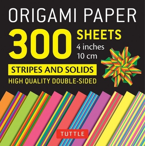  Anonyme - Origami papers 300 sheets stripes and solids.