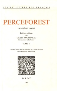  Anonyme - Perceforest - Troisième partie Tome 2.