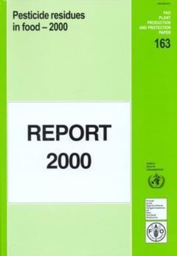  Anonyme - Pesticide residues in food 2000 - Report.