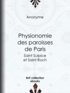  Anonyme - Physionomie des paroisses de Paris - Saint Sulpice et Saint Roch.