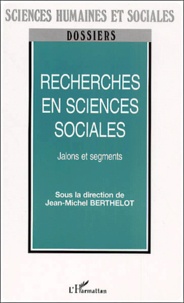  Anonyme - Recherches En Sciences Sociales. Jalons Et Segments.