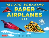 Record breaking paper airplanes kit