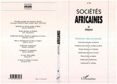  Anonyme - Societes Africaines No 8 Recherche Elites Et Precarite.