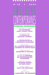 Societes Contemporaines N° 39/2000. Expertises Historiennes