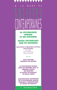 Societes Contemporaines Nø 13