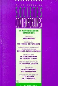 Societes Contemporaines No 26 Avril 1997 La Cathegorisation Statistique